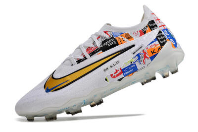 Harry Kane X Nike Phantom GX Elite FG Firm Ground Soccer Cleats - White/Rainbow