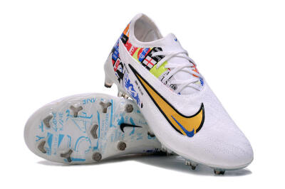 Harry Kane X Nike Phantom GX Elite FG Firm Ground Soccer Cleats - White/Rainbow