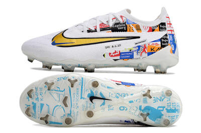 Harry Kane X Nike Phantom GX Elite FG Firm Ground Soccer Cleats - White/Rainbow