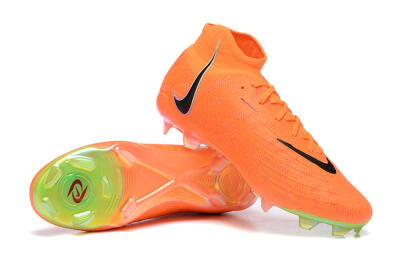 Nike Phantom Luna Elite FG Firm Ground Soccer Cleats - Orange/Black/Green