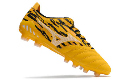 Mizuno Morelia Neo 3 Pro FG Firm Ground Soccer Cleats - Yellow/Black/White