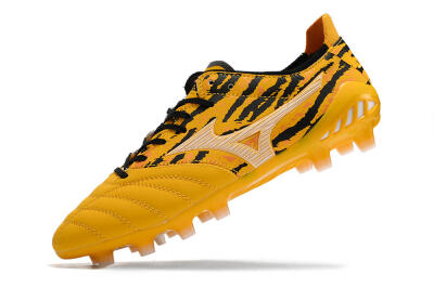 Mizuno Morelia Neo 3 Pro FG Firm Ground Soccer Cleats - Yellow/Black/White