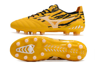 Mizuno Morelia Neo 3 Pro FG Firm Ground Soccer Cleats - Yellow/Black/White