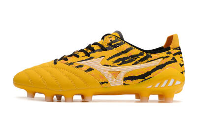 Mizuno Morelia Neo 3 Pro FG Firm Ground Soccer Cleats - Yellow/Black/White