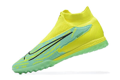 Nike Phantom GX Elite DF TF Artificial Turf Soccer Shoes - Blue/Black/Yellow