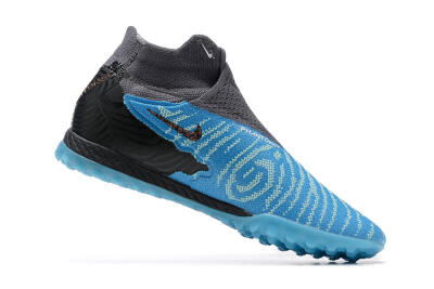 Nike Phantom GX Elite DF TF Artificial Turf Soccer Shoes - Blue/White/Black