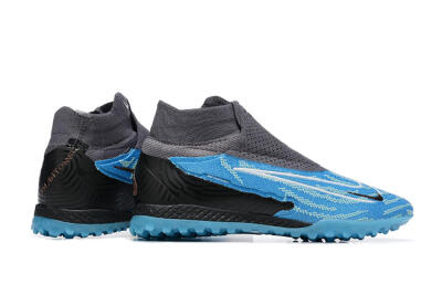 Nike Phantom GX Elite DF TF Artificial Turf Soccer Shoes - Blue/White/Black