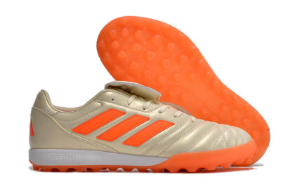 Adidas Copa Gloro TF Artificial Turf Soccer Shoes - Beige/Orange