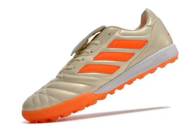 Adidas Copa Gloro TF Artificial Turf Soccer Shoes - Beige/Orange