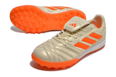 Adidas Copa Gloro TF Artificial Turf Soccer Shoes - Beige/Orange