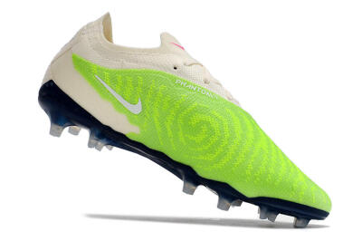 Nike Phantom GX Elite FG Firm Ground Soccer Cleats - Green/White/Beige