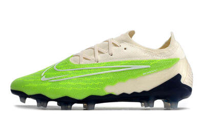 Nike Phantom GX Elite FG Firm Ground Soccer Cleats - Green/White/Beige