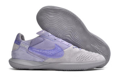 Nike Street Gato IC Indoor & Futsal Soccer Shoes - Purple/Grey