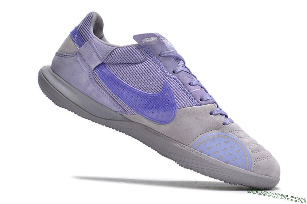Nike Street Gato IC Indoor & Futsal Soccer Shoes - Purple/Grey 4