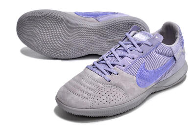 Nike Street Gato IC Indoor & Futsal Soccer Shoes - Purple/Grey