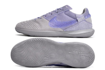 Nike Street Gato IC Indoor & Futsal Soccer Shoes - Purple/Grey
