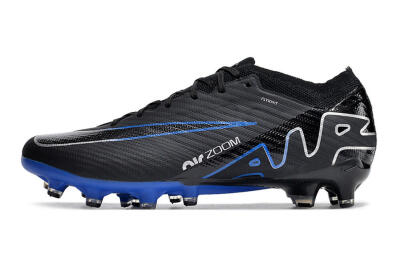 Nike Air Zoom Mercurial Vapor 15 Elite AG Artificial Grass Soccer Cleats - Black/Blue/White