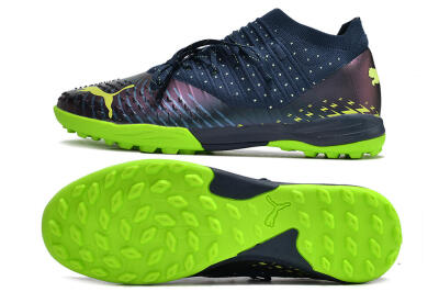 Puma Future Z 1.3 Teazer TF Artificial Turf Soccer Shoes - Blue/Green
