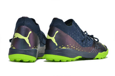 Puma Future Z 1.3 Teazer TF Artificial Turf Soccer Shoes - Blue/Green