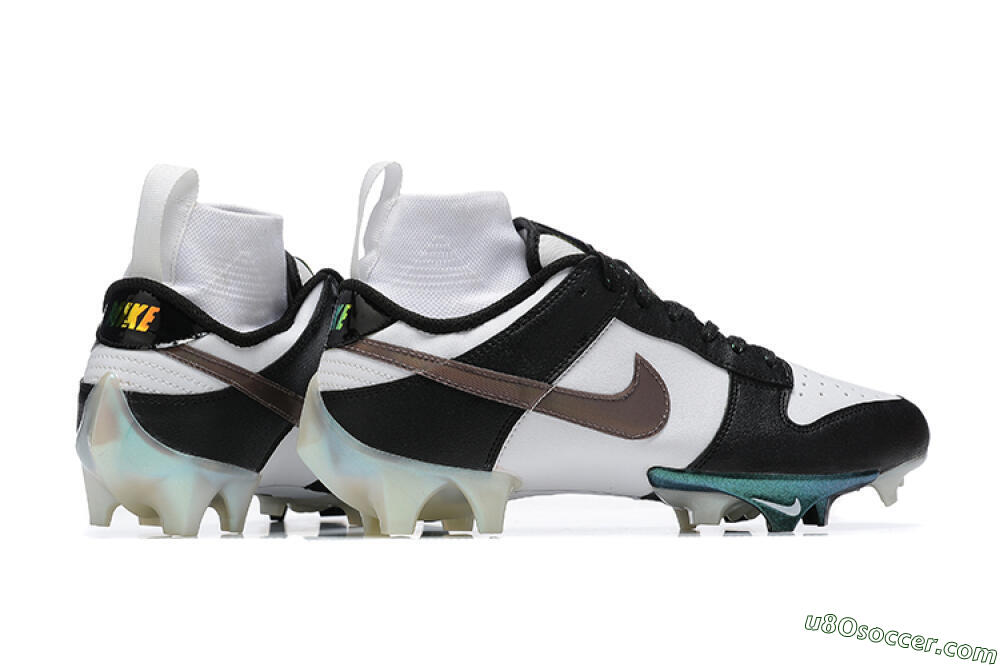 Nike Mercurial Vapor Ede Dunk Panda FG Firm Ground Soccer Cleats - White/Black/Brown 8