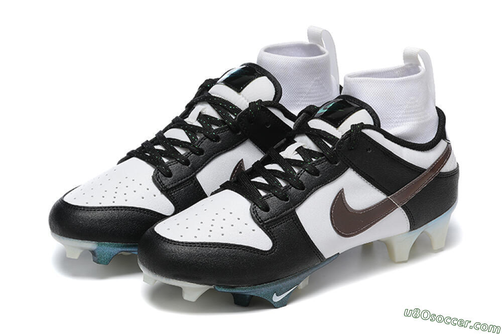 Nike Mercurial Vapor Ede Dunk Panda FG Firm Ground Soccer Cleats - White/Black/Brown 9
