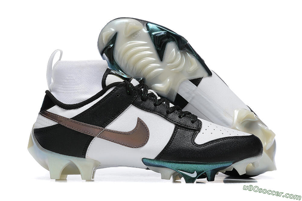 Nike Mercurial Vapor Ede Dunk Panda FG Firm Ground Soccer Cleats - White/Black/Brown 1