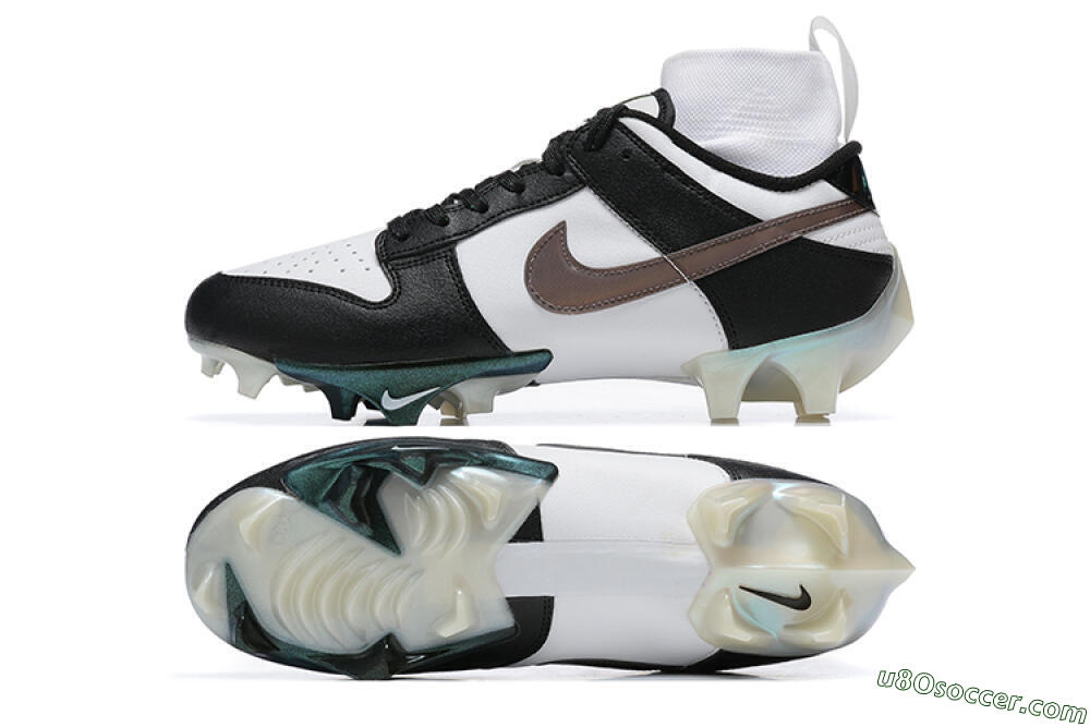Nike Mercurial Vapor Ede Dunk Panda FG Firm Ground Soccer Cleats - White/Black/Brown 0