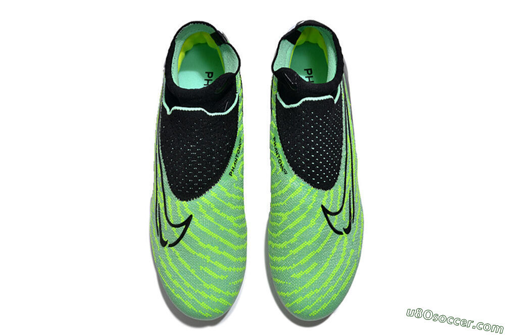 Nike Phantom GX Elite DF FG Firm Ground Soccer Cleats - Green/Black/White 4