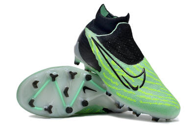 Nike Phantom GX Elite DF FG Firm Ground Soccer Cleats - Green/Black/White