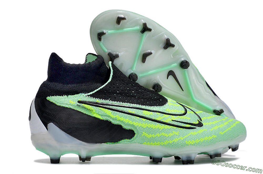 Nike Phantom GX Elite DF FG Firm Ground Soccer Cleats - Green/Black/White 1