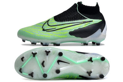 Nike Phantom GX Elite DF FG Firm Ground Soccer Cleats - Green/Black/White