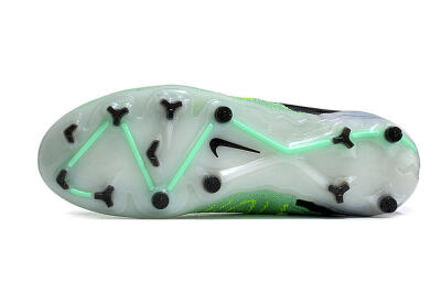 Nike Phantom GX Elite DF FG Firm Ground Soccer Cleats - Green/Black/White