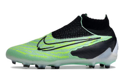 Nike Phantom GX Elite DF FG Firm Ground Soccer Cleats - Green/Black/White