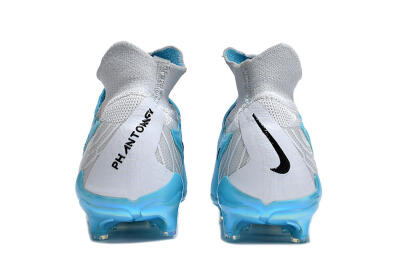 Nike Phantom GX Elite DF FG Firm Ground Soccer Cleats - Blue/White/Black