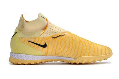 Nike Phantom GX Elite DF Link TF Artificial Turf Soccer Shoes - Yellow/Black/Brown