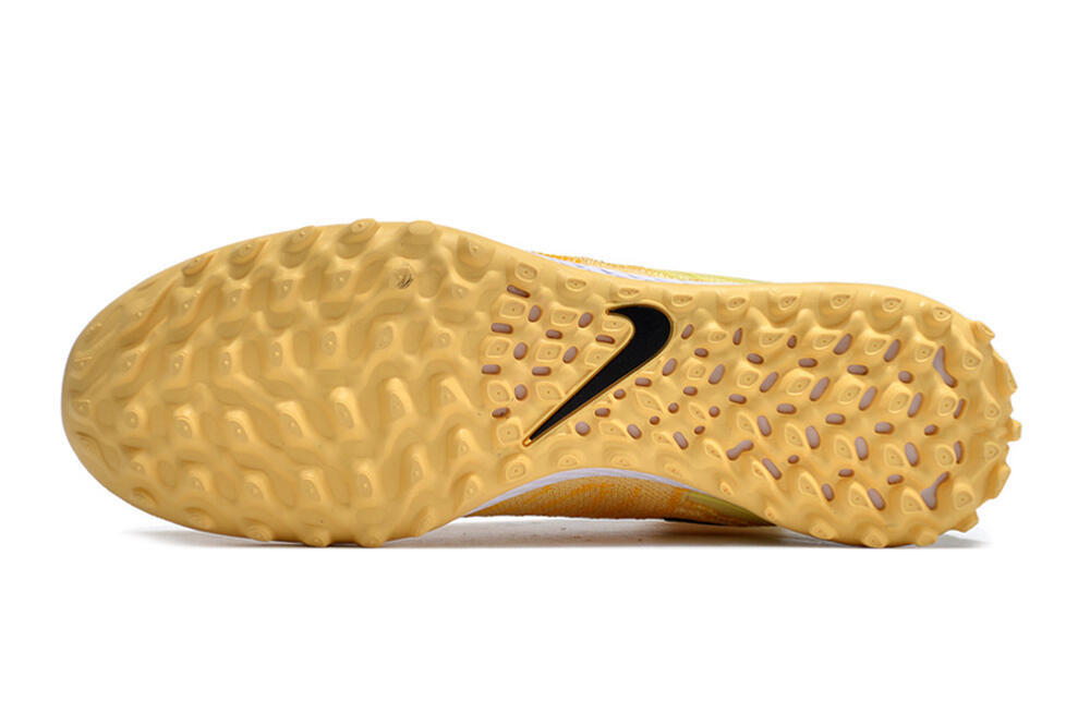 Nike Phantom GX Elite DF Link TF Artificial Turf Soccer Shoes - Yellow/Black/Brown 7
