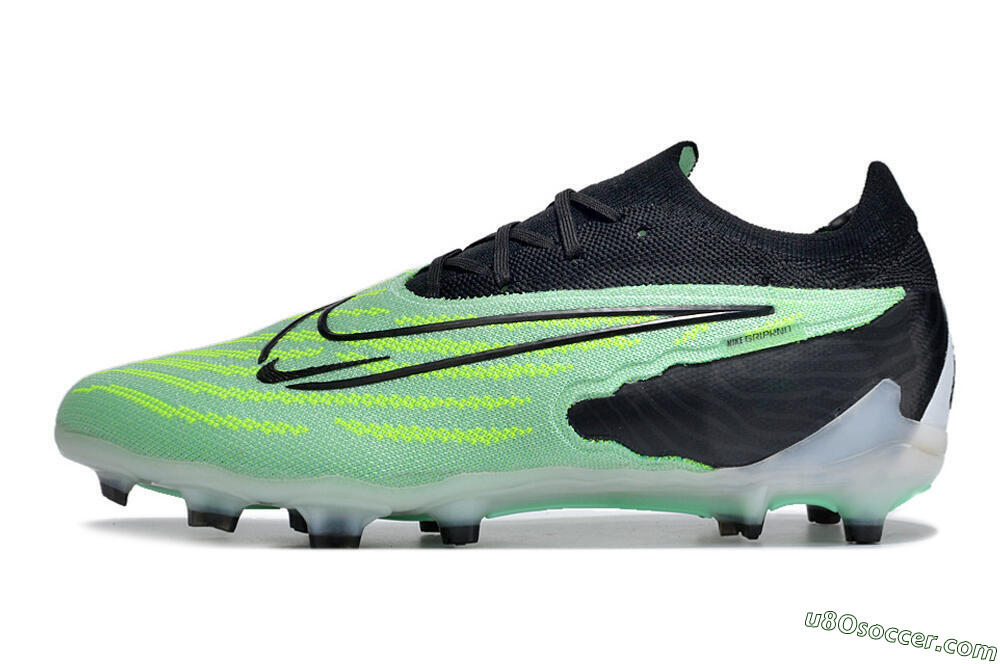 Nike Phantom GX Elite FG Firm Ground Soccer Cleats - Green/Black 2