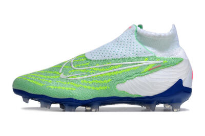 Nike Phantom GX DF Elite FG Firm Ground Soccer Cleats - Green/White/Blue