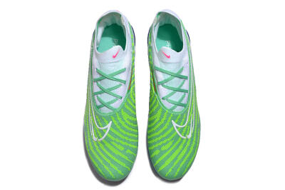 Nike Phantom GX Elite FG Firm Ground Soccer Cleats - Green/White/Blue
