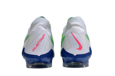 Nike Phantom GX Elite FG Firm Ground Soccer Cleats - Green/White/Blue