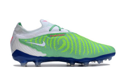 Nike Phantom GX Elite FG Firm Ground Soccer Cleats - Green/White/Blue