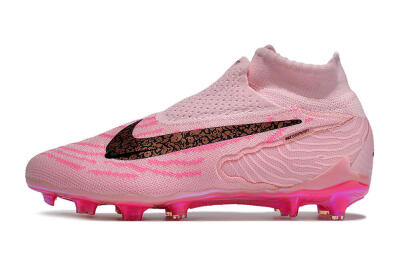 Nike Phantom GX Elite FG Firm Ground Soccer Cleats - Pink/Black/Gold