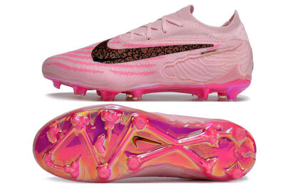 Nike Phantom GX Elite FG Firm Ground Soccer Cleats - Pink/Black/Gold