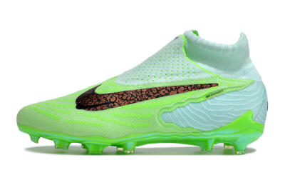 Nike Phantom GX DF Elite FG Firm Ground Soccer Cleats - Green/Black/Brown