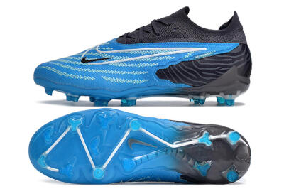 Nike Phantom GX Elite FG Firm Ground Soccer Cleats - Blue/White/Black