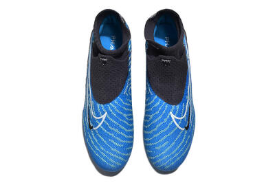Nike Phantom GX DF Elite FG Firm Ground Soccer Cleats - Blue/White/Black