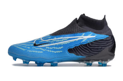 Nike Phantom GX DF Elite FG Firm Ground Soccer Cleats - Blue/White/Black