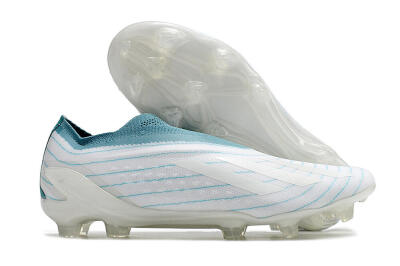 Adidas X Speedportal+ FG Firm Ground Soccer Cleats - White/Blue