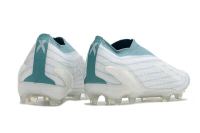 Adidas X Speedportal+ FG Firm Ground Soccer Cleats - White/Blue