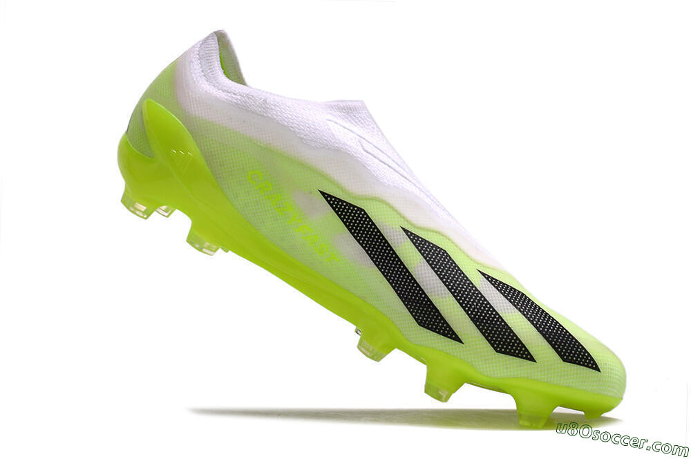 Adidas X Crazyfast.1 LL FG Firm Ground Soccer Cleats - Green/Black/White 4